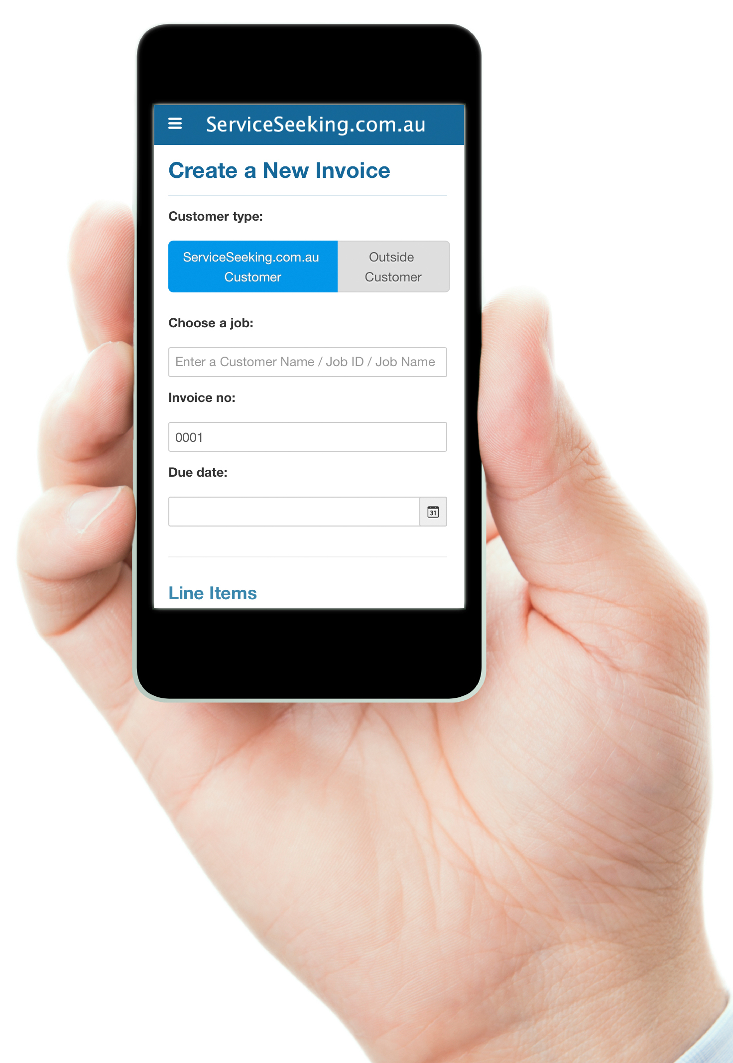 Invoice-hand